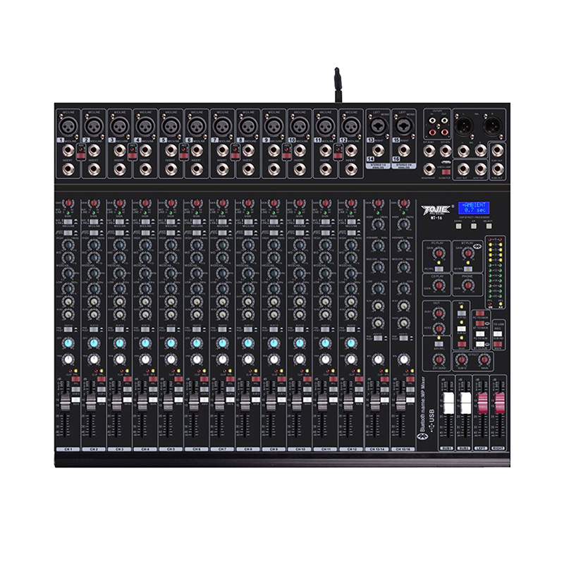 16路调音台（2路编组）    MT-16